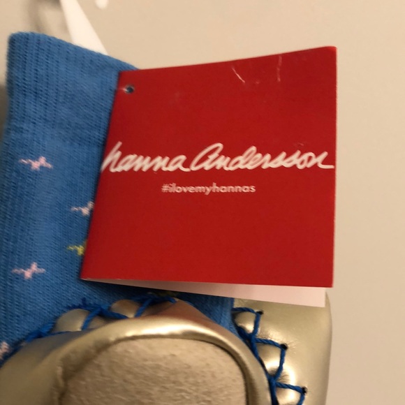 NWT Hanna Andersson Fairy Moccasins- Shoe Size 5-7 - Picture 6 of 7